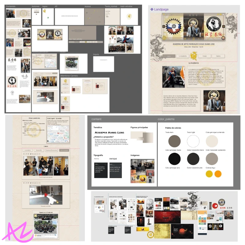 WebDesign: 🥋 Academia Huang Long