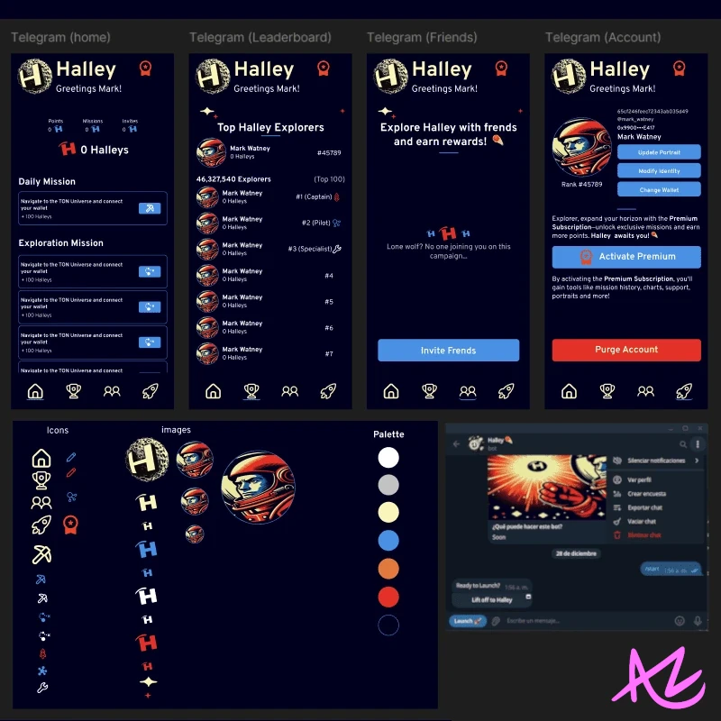 App: ☄️ HalleyBot